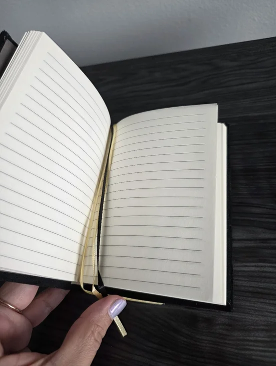 Spider web little black book journal - Picture 3 of 5